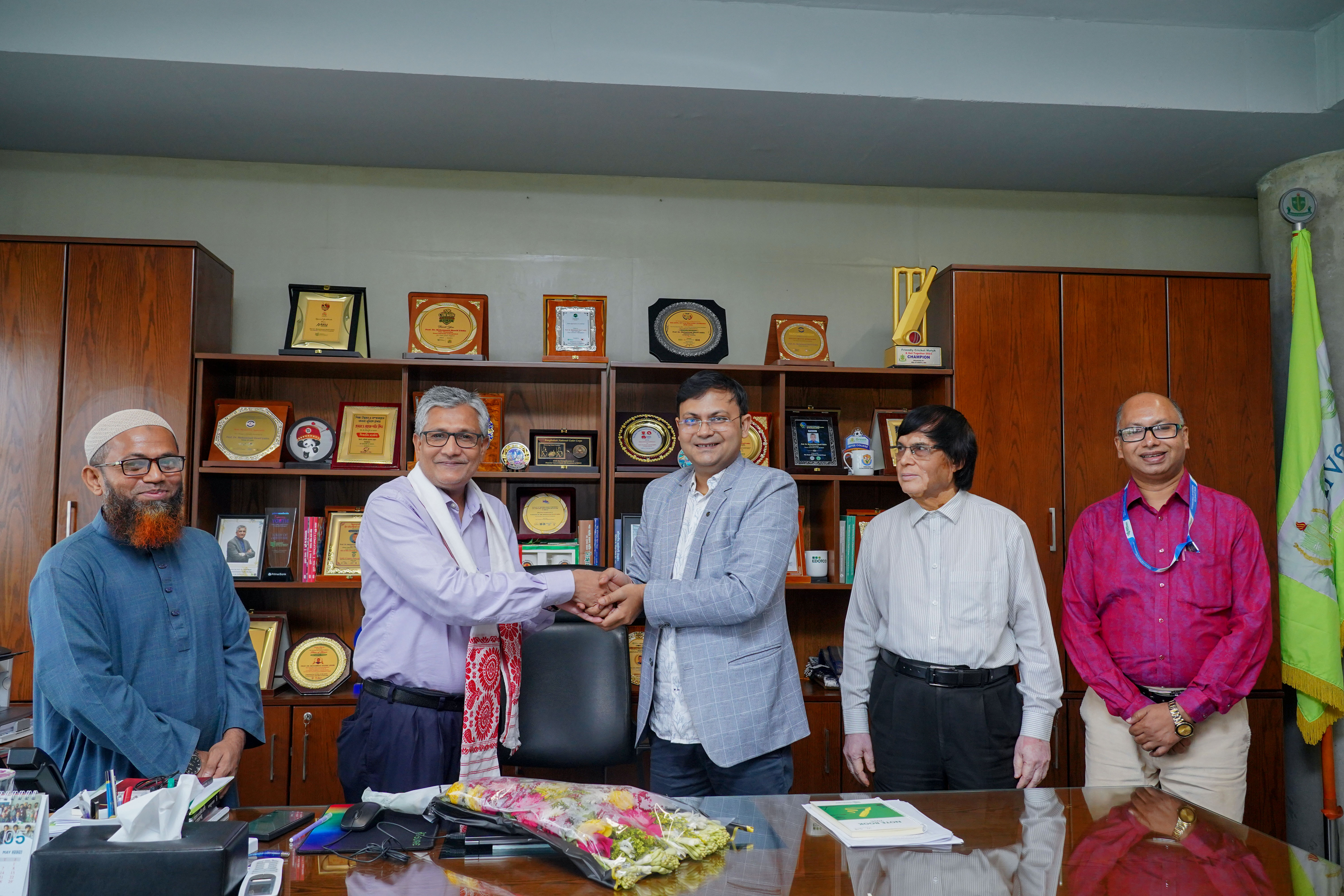 Successful Completion of Campus Visit by the First Visiting Scholar from Assam Downtown University, India