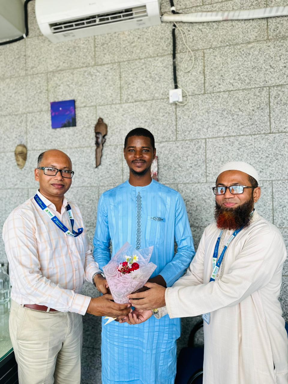 Warm Welcome to Our First International Student of the Semester!