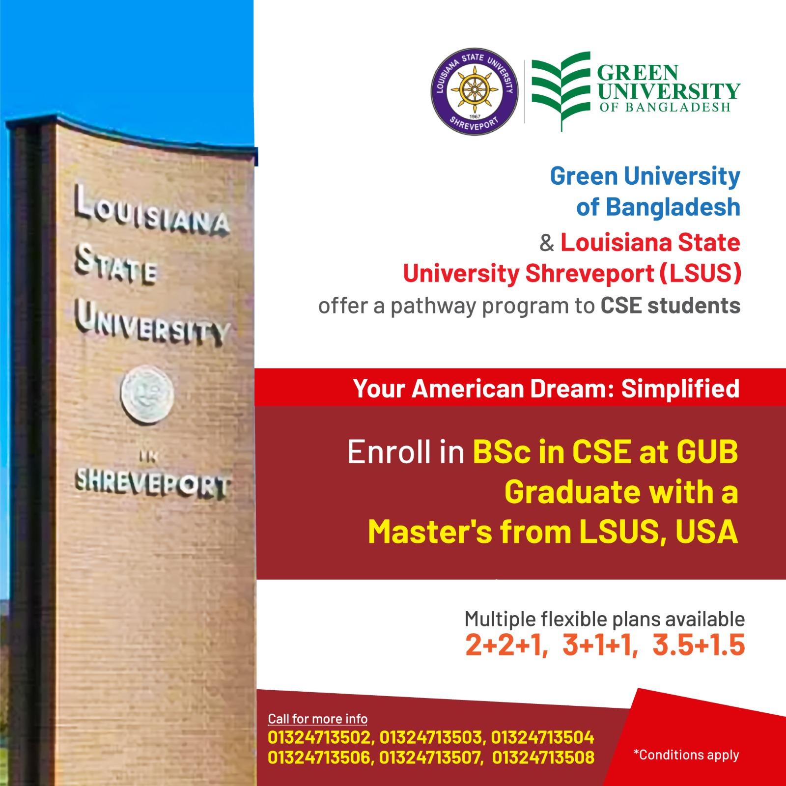 Postgraduate  Pathway Program Opportunity with Louisiana State University , USA